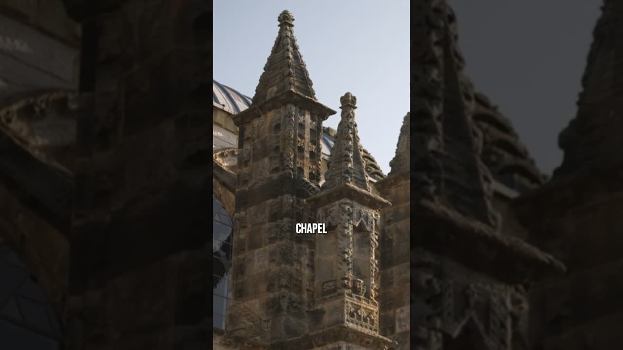 Mayan Temples Carved in Rosslyn Chapel