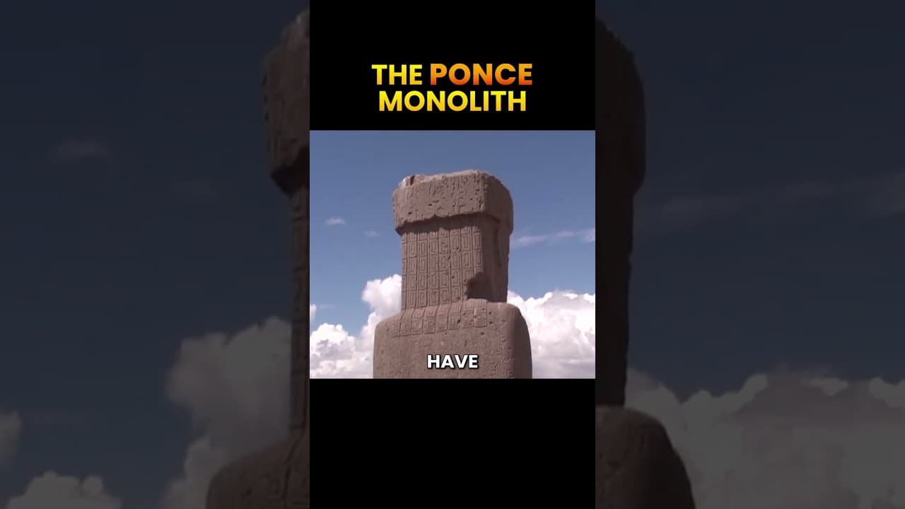 Ponce Monolith: Tiwanaku's Etruscan Connection
