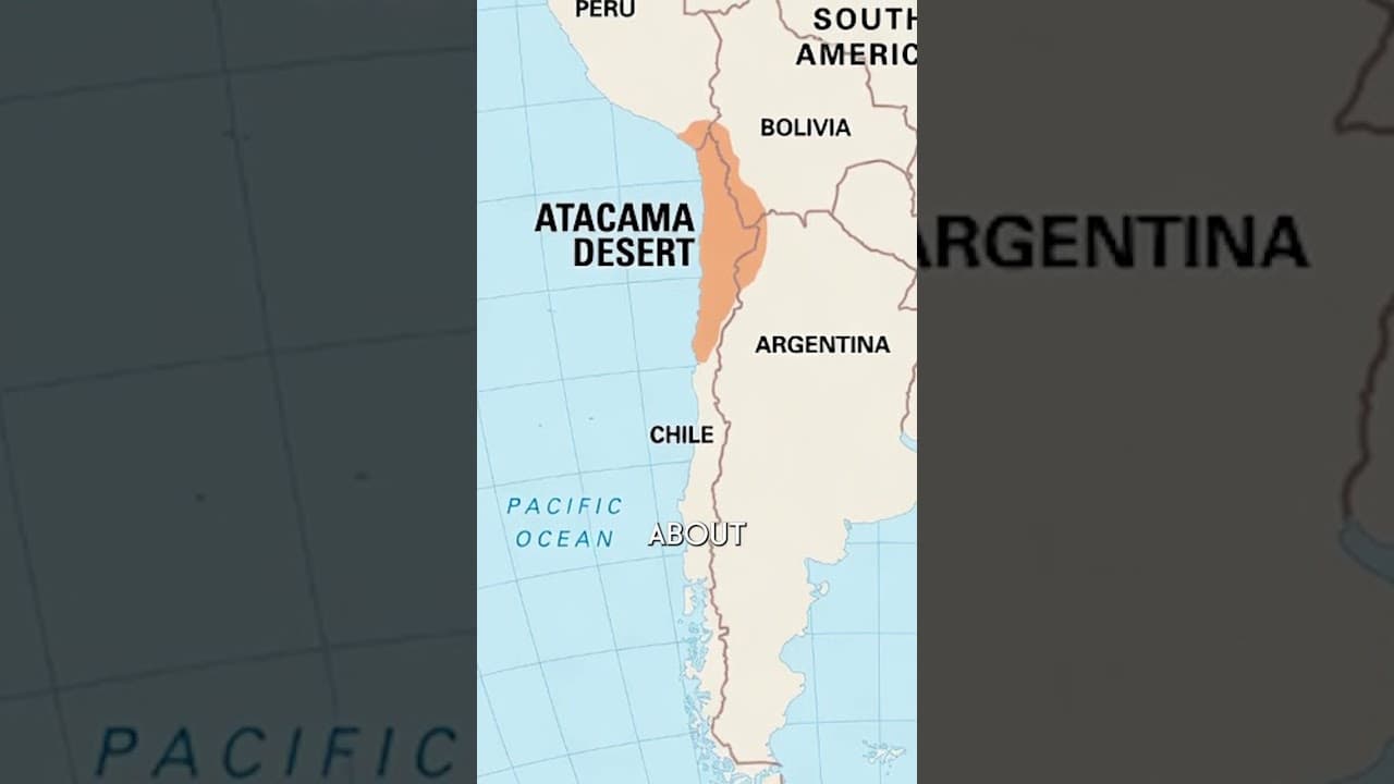 Seventy Kilometres of Glass in One of the Driest Deserts on Earth